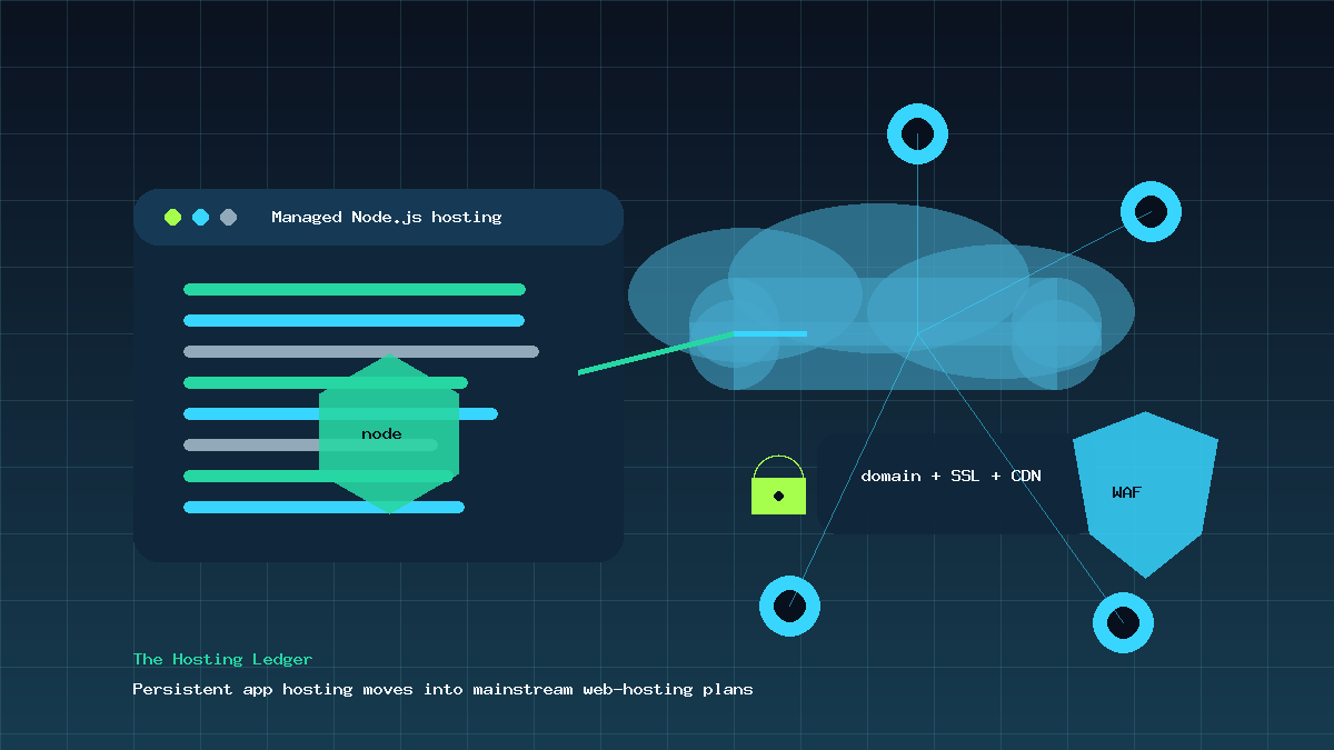 GoDaddy Adds Persistent Node.js Hosting to Its Mainstream Web Hosting Plans